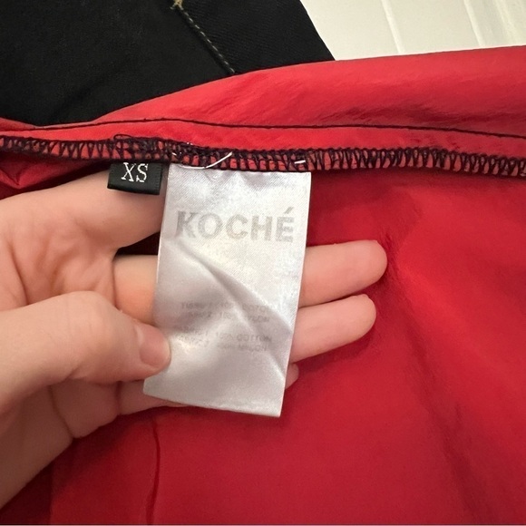 Koché Black Oversized Denim Jacket - Picture 14 of 14